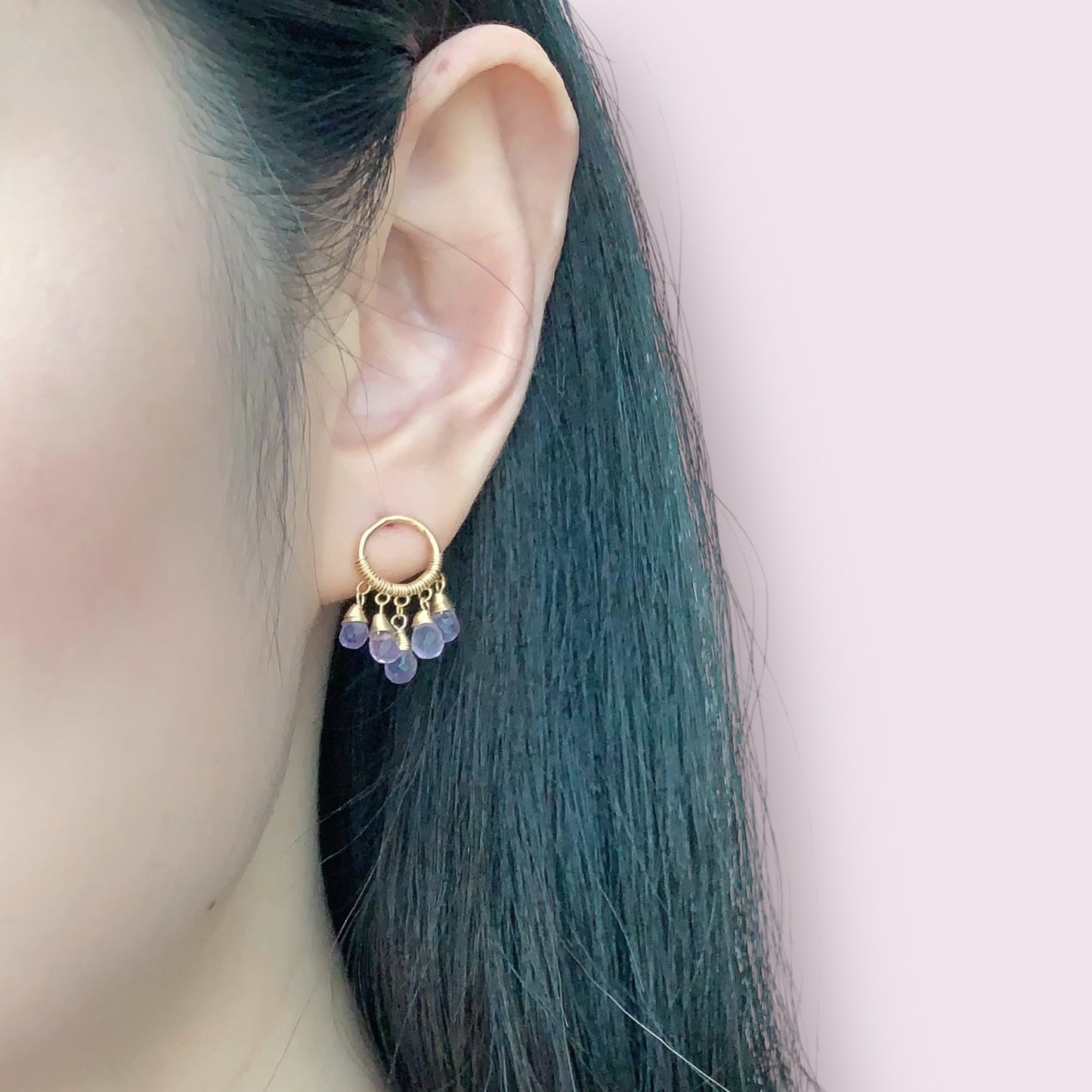Amethyst Dangle Earrings