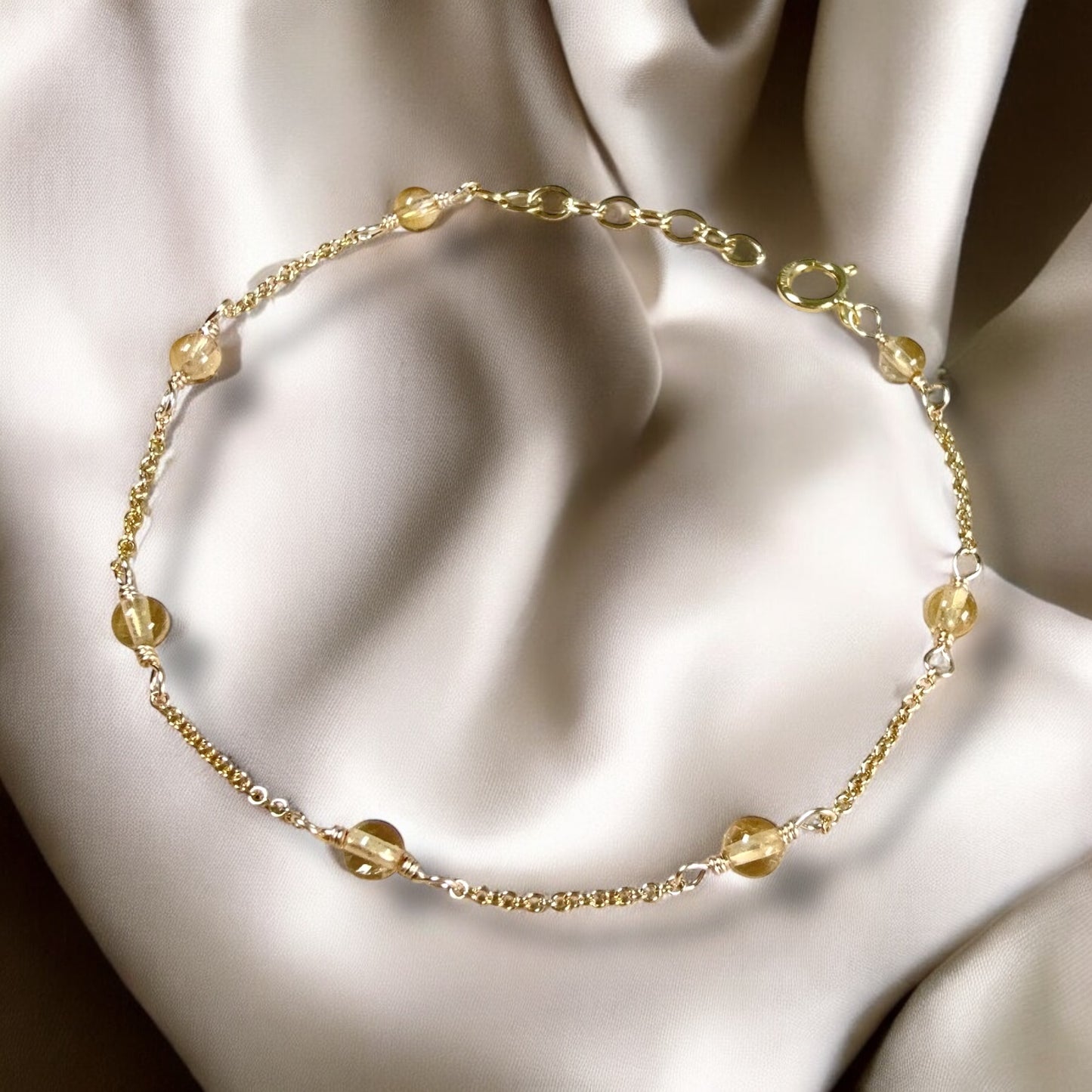 Citrine by the yard Bracelet
