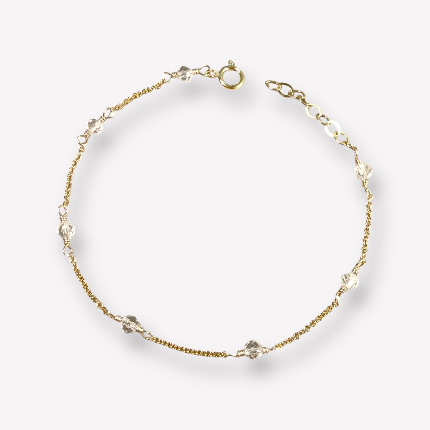 Crystal by the yard Bracelet