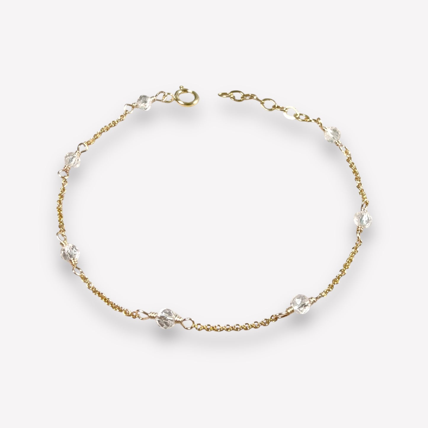 Crystal by the yard Bracelet