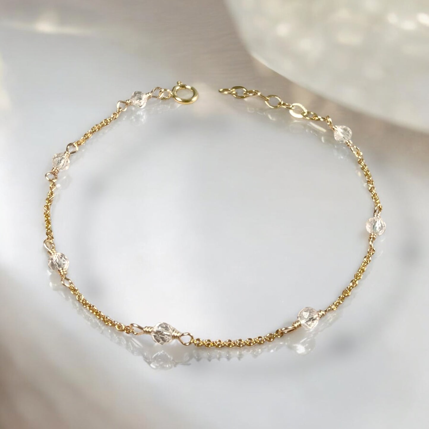 Crystal by the yard Bracelet