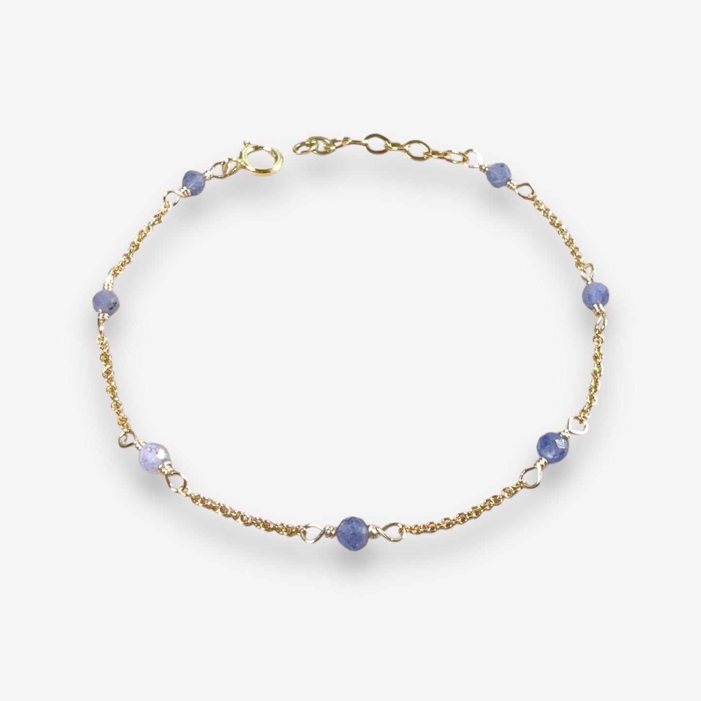 Tanzanite by the yard Bracelet