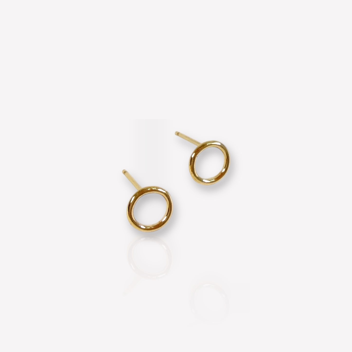 Circle Stud Earrings