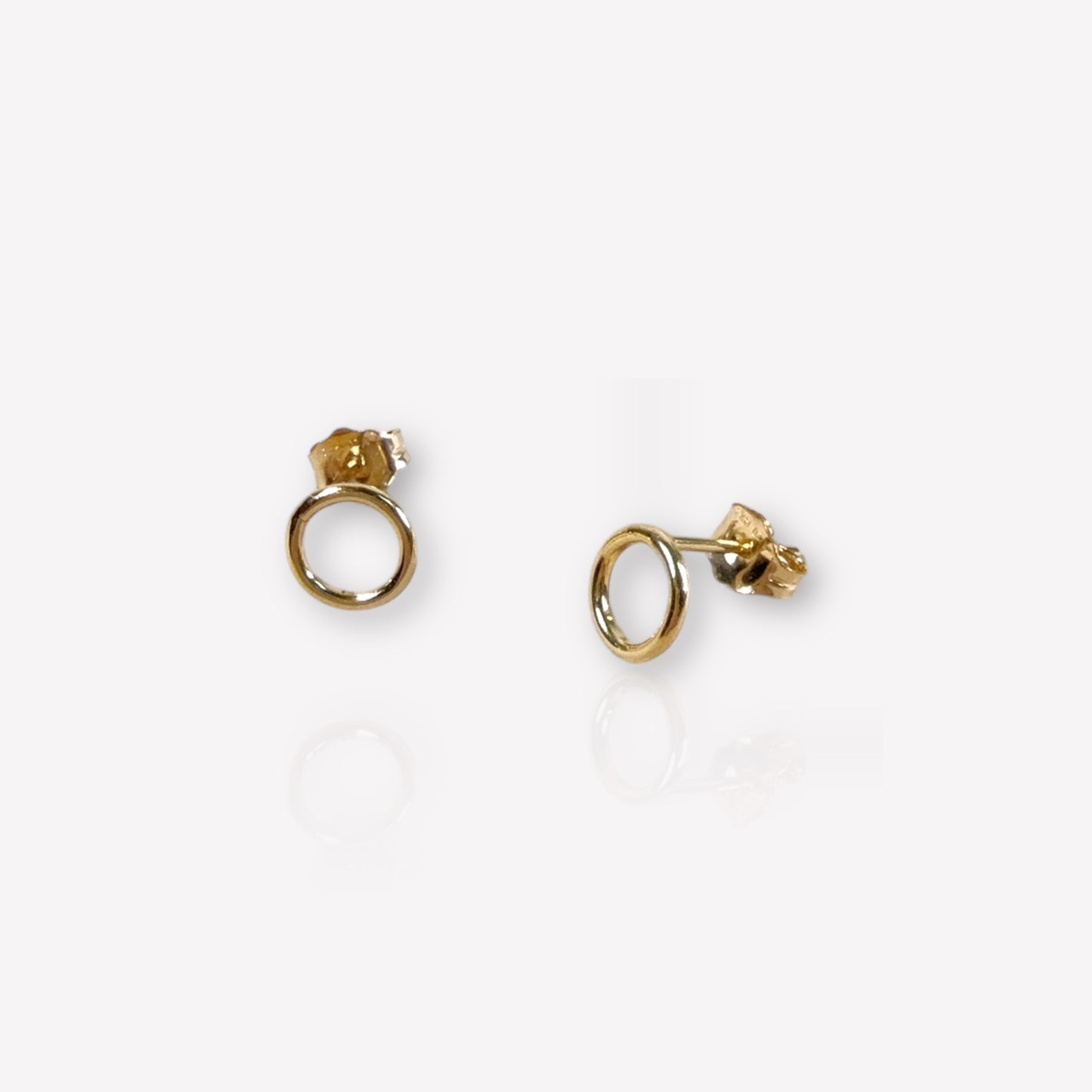 Circle Stud Earrings