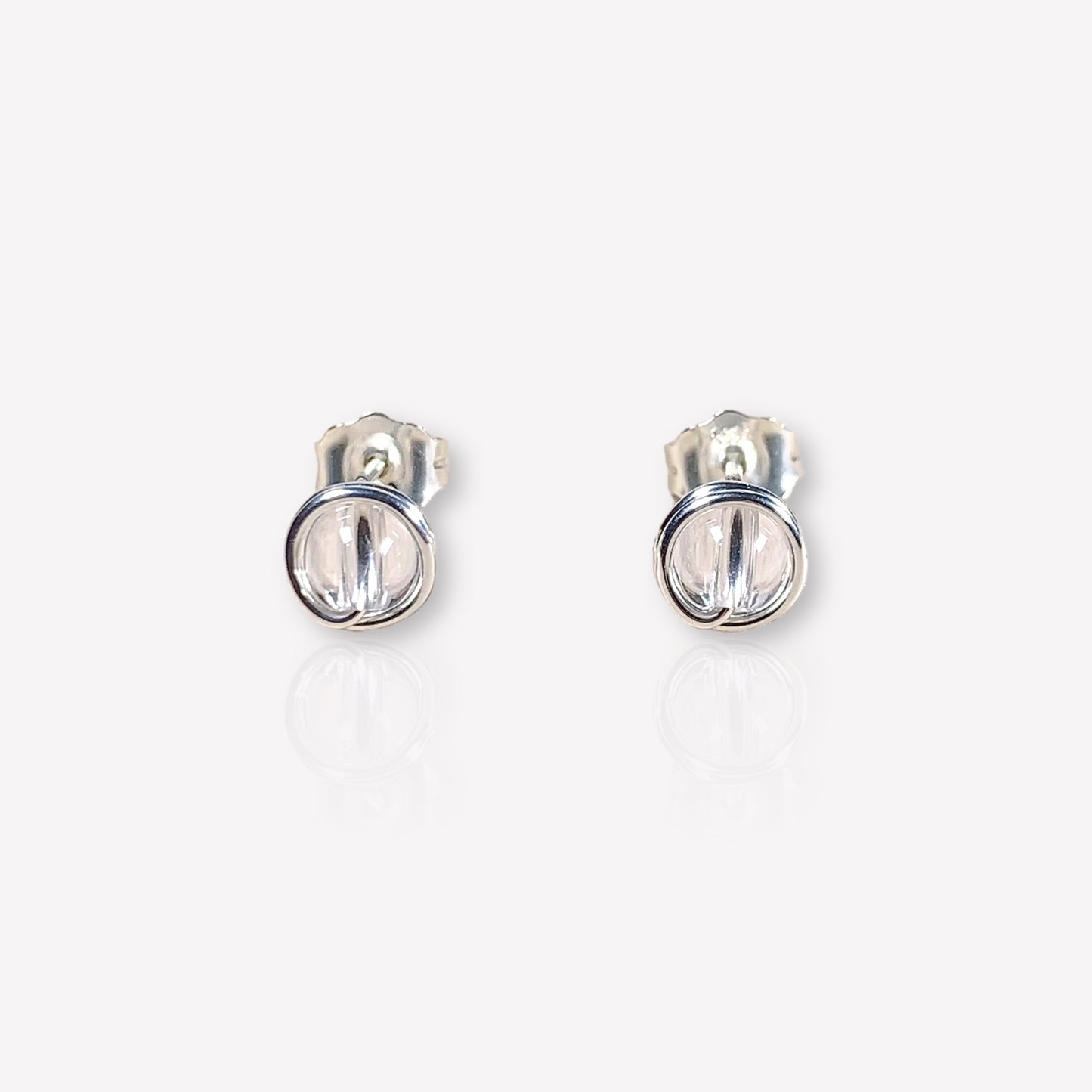 Soli Crystal Stud Earrings / April