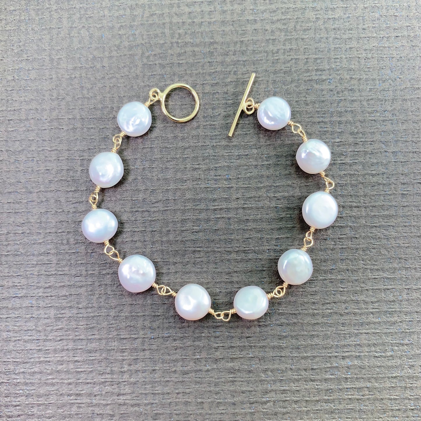Coin Pearl Bracelet