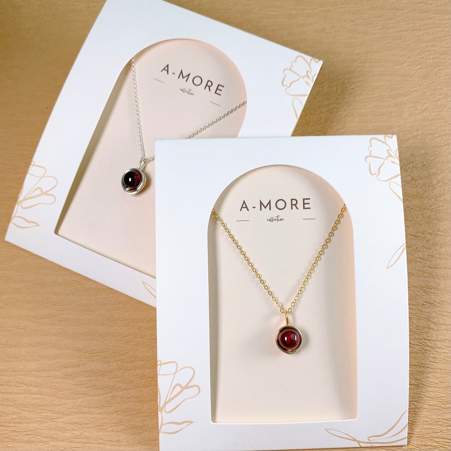 Soli Garnet Necklace / January
