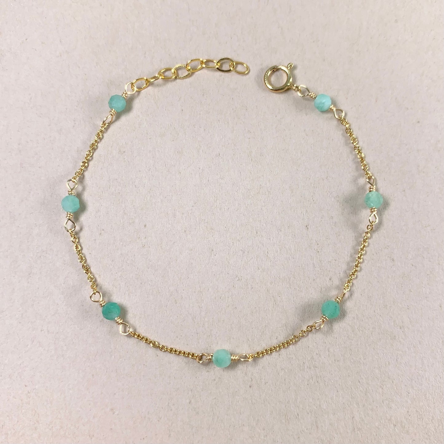 Emerald by the yard Bracelet