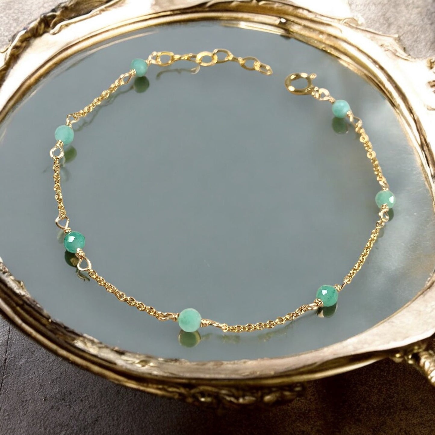 Emerald by the yard Bracelet