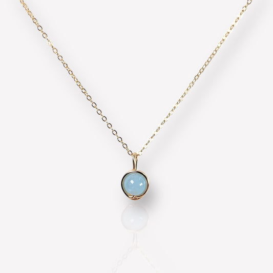 Soli Aquamarine Necklace / March