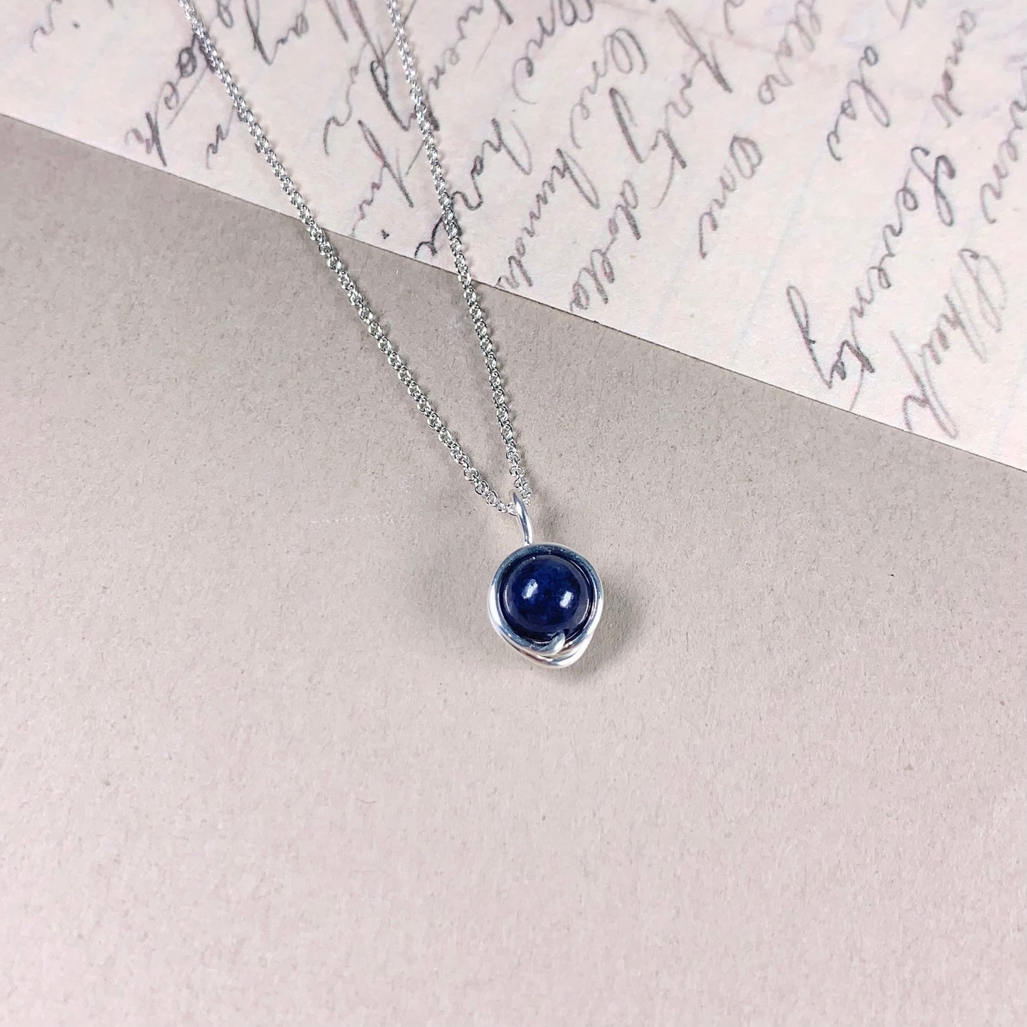Soli Sapphire Necklace / September