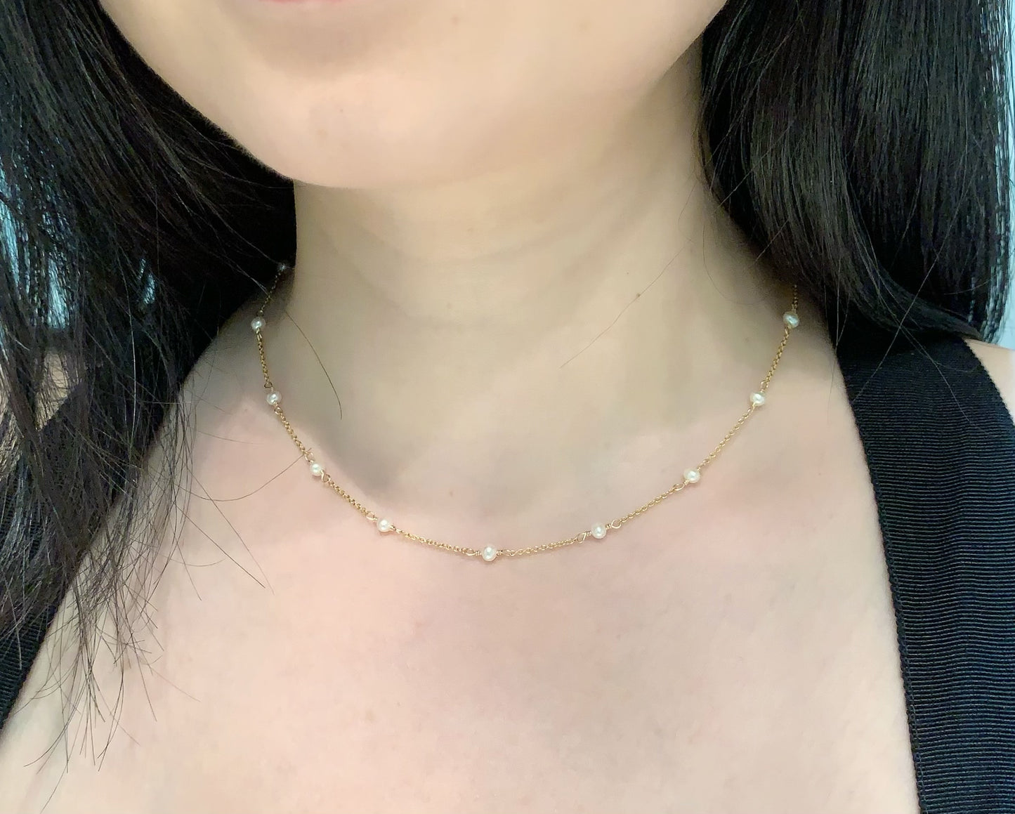 Pearl by the yard Necklace