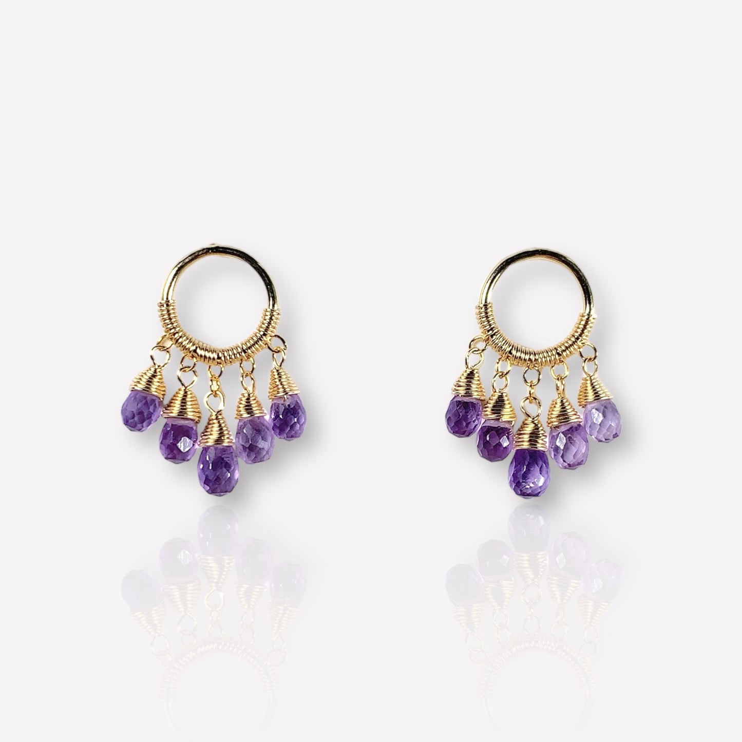 Amethyst Dangle Earrings