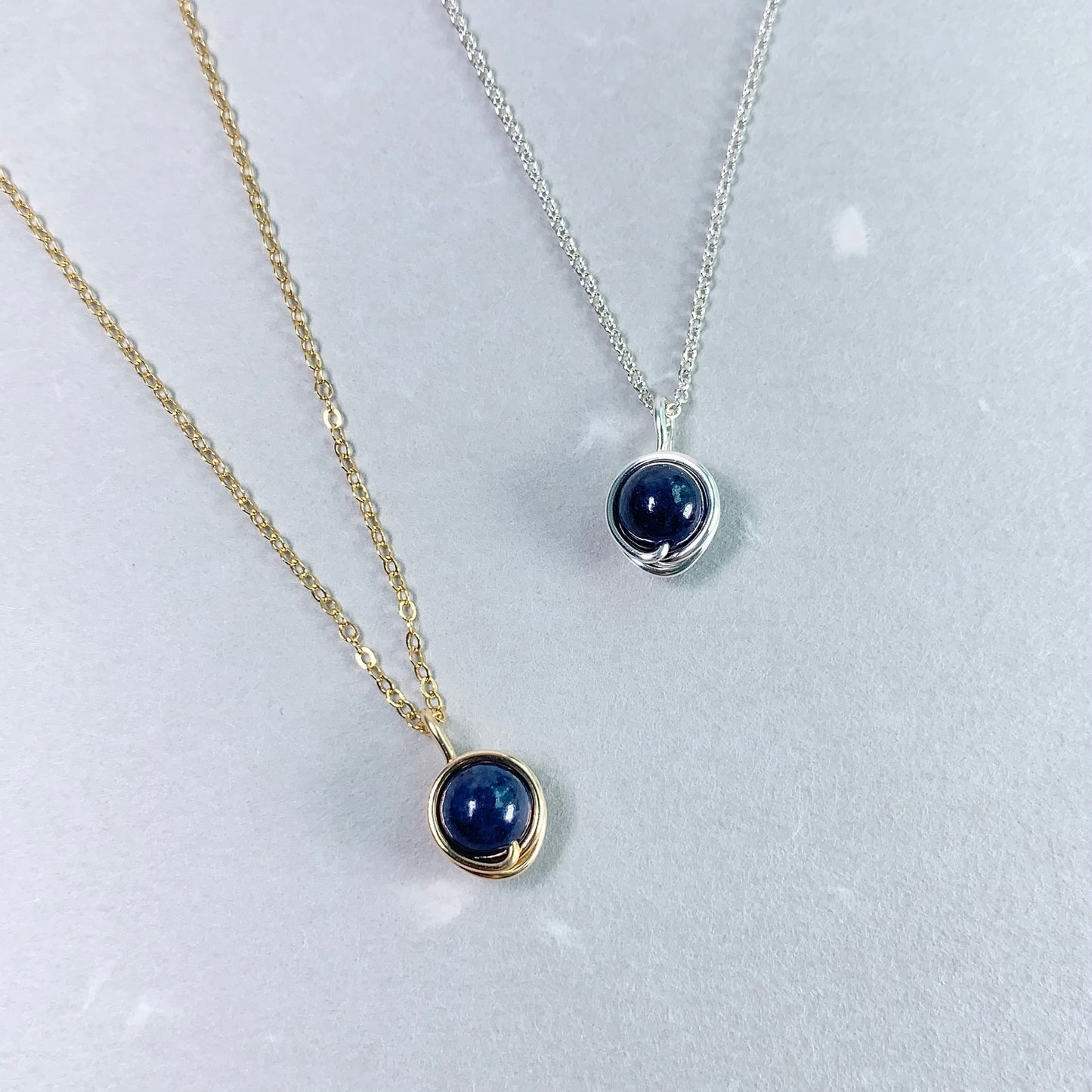 Soli Sapphire Necklace / September