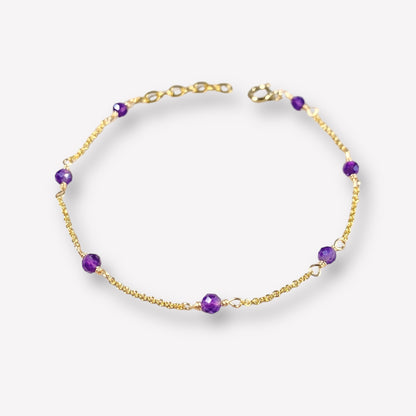 Amethyst by the yard Bracelet