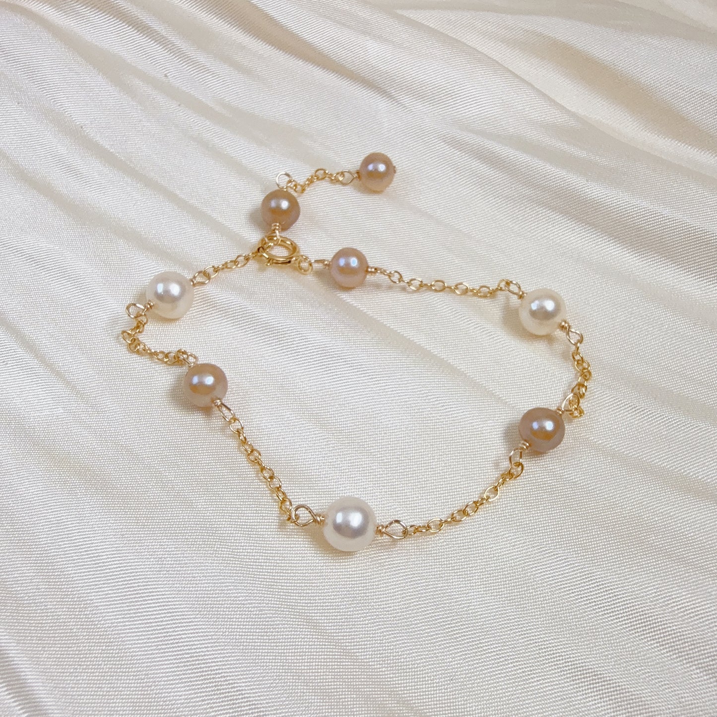 Champagne Pearl Bracelet