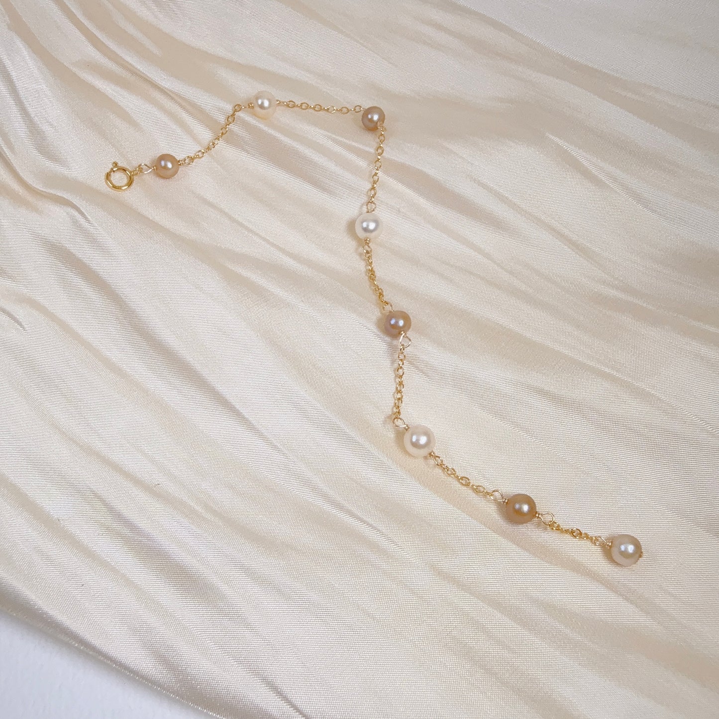 Champagne Pearl Bracelet