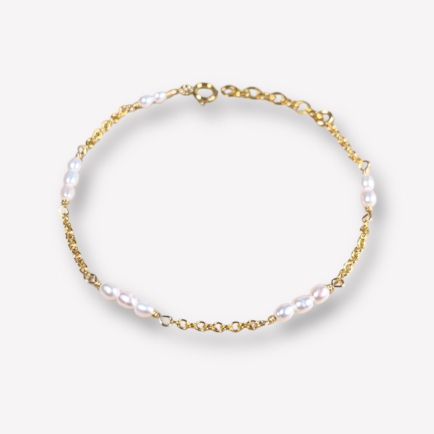 Drop Pearl by the yard Bracelet