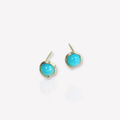 Amazonite Stud Earrings