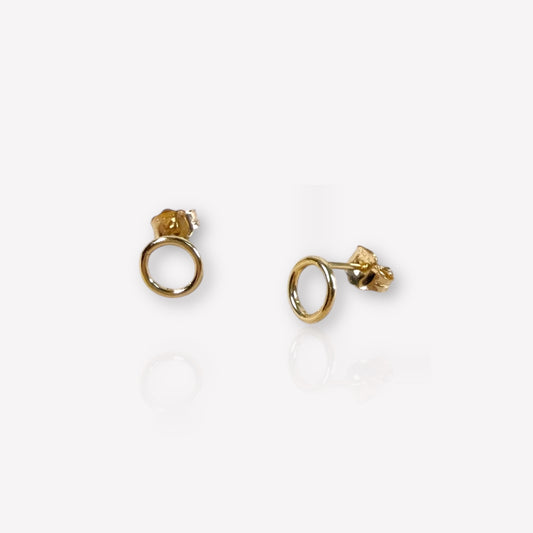 Circle Stud Earrings