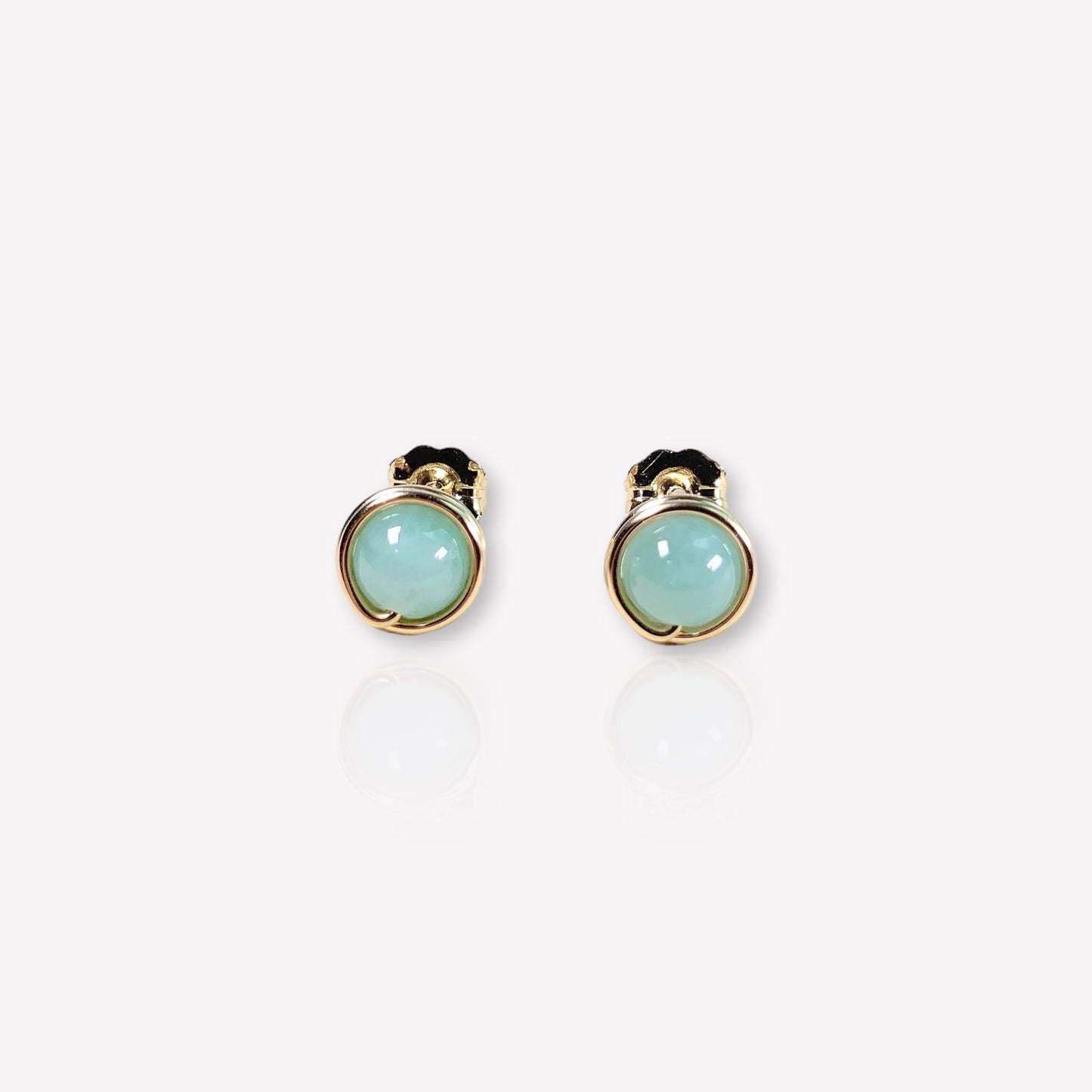 Jade Stud Earrings