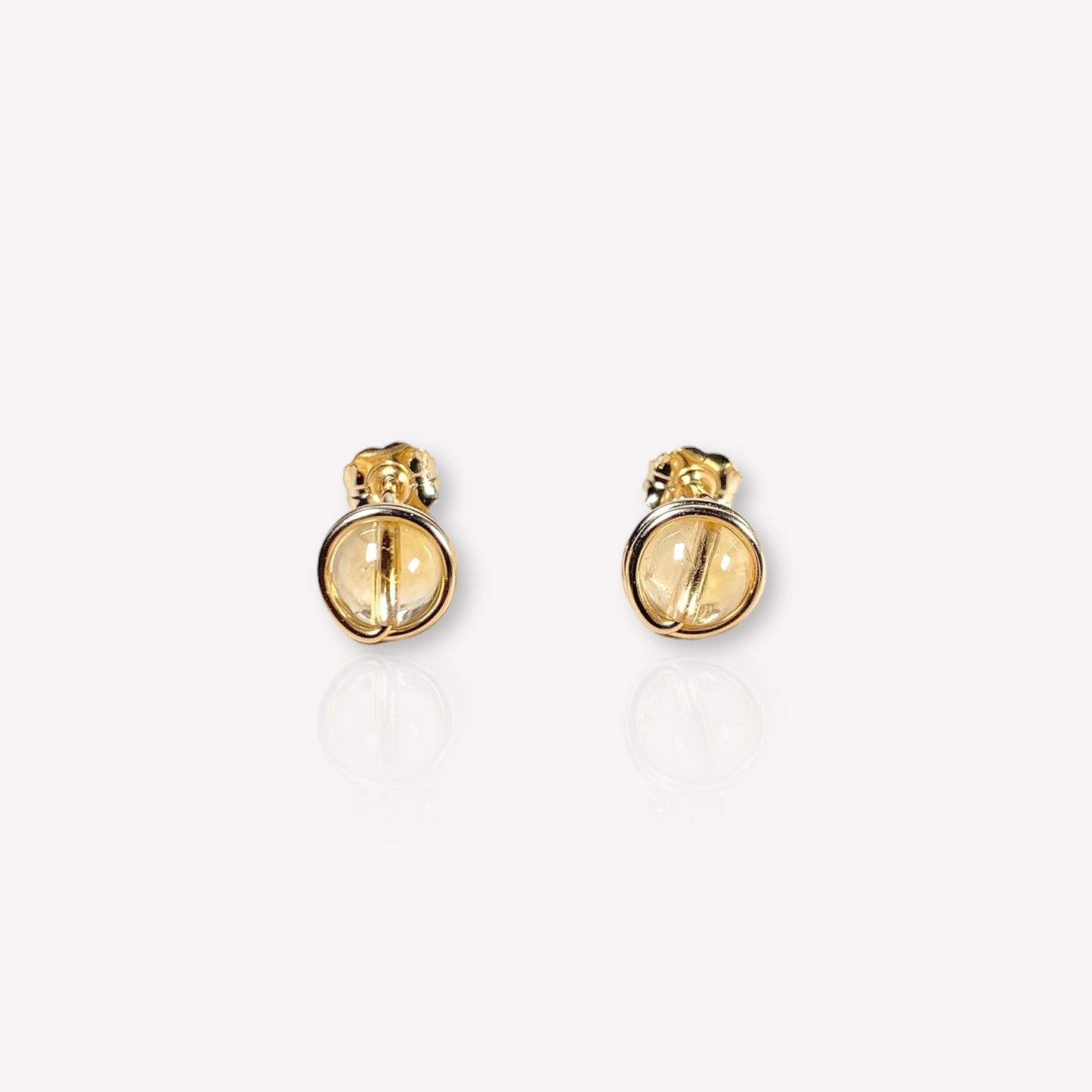 Citrine Stud Earrings / November