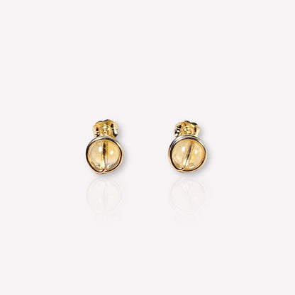 Citrine Stud Earrings / November