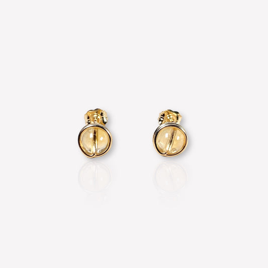 Citrine Stud Earrings / November