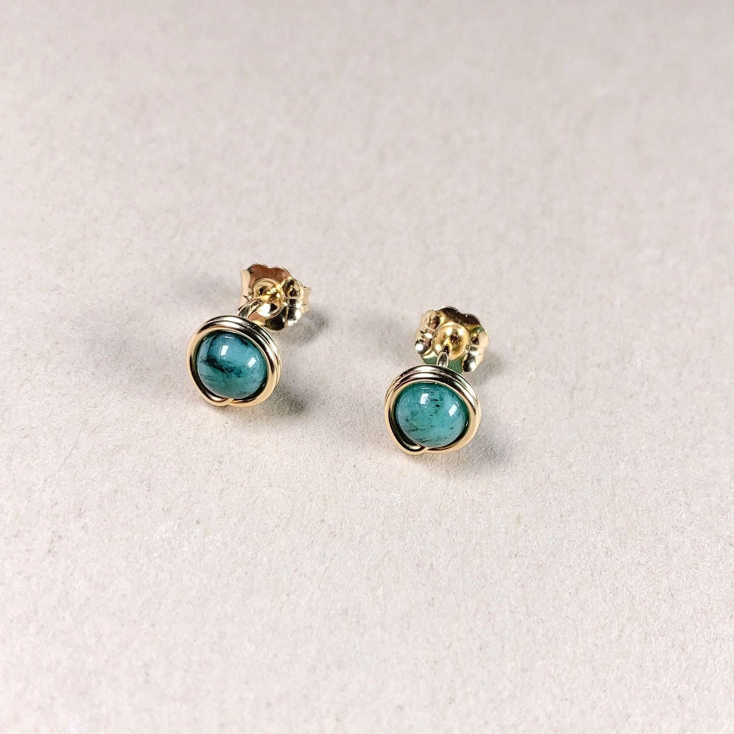 Emerald Stud Earrings / May