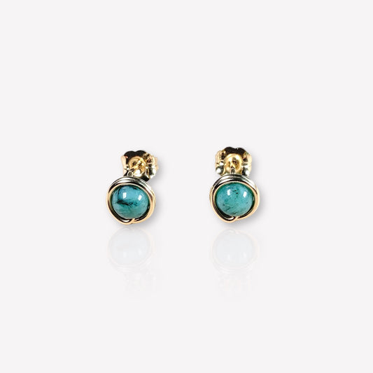 Emerald Stud Earrings / May