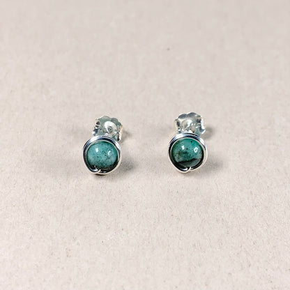 Emerald Stud Earrings / May