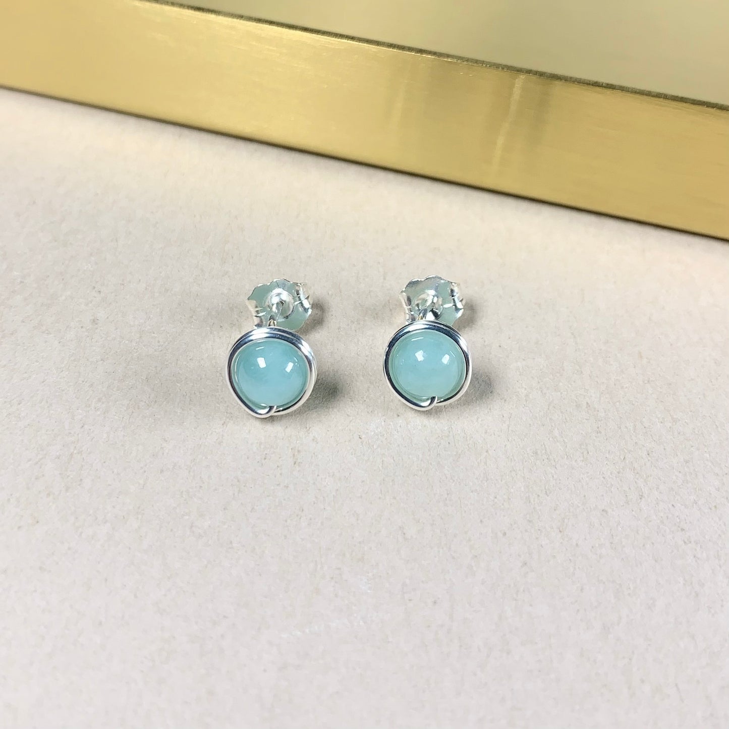 Jade Stud Earrings