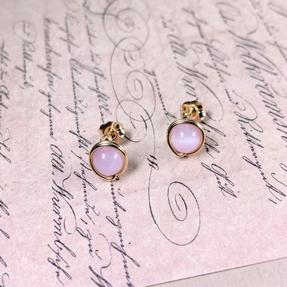 Kunzite Stud Earrings