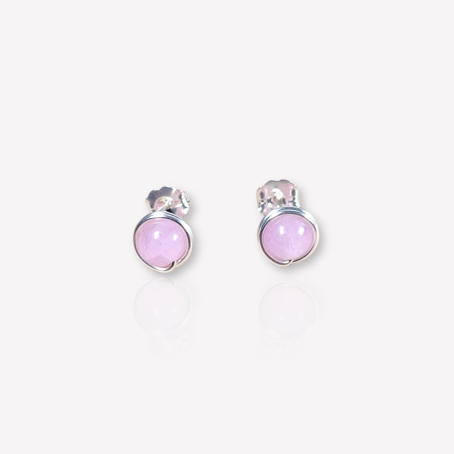 Kunzite Stud Earrings