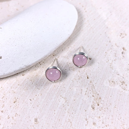 Kunzite Stud Earrings