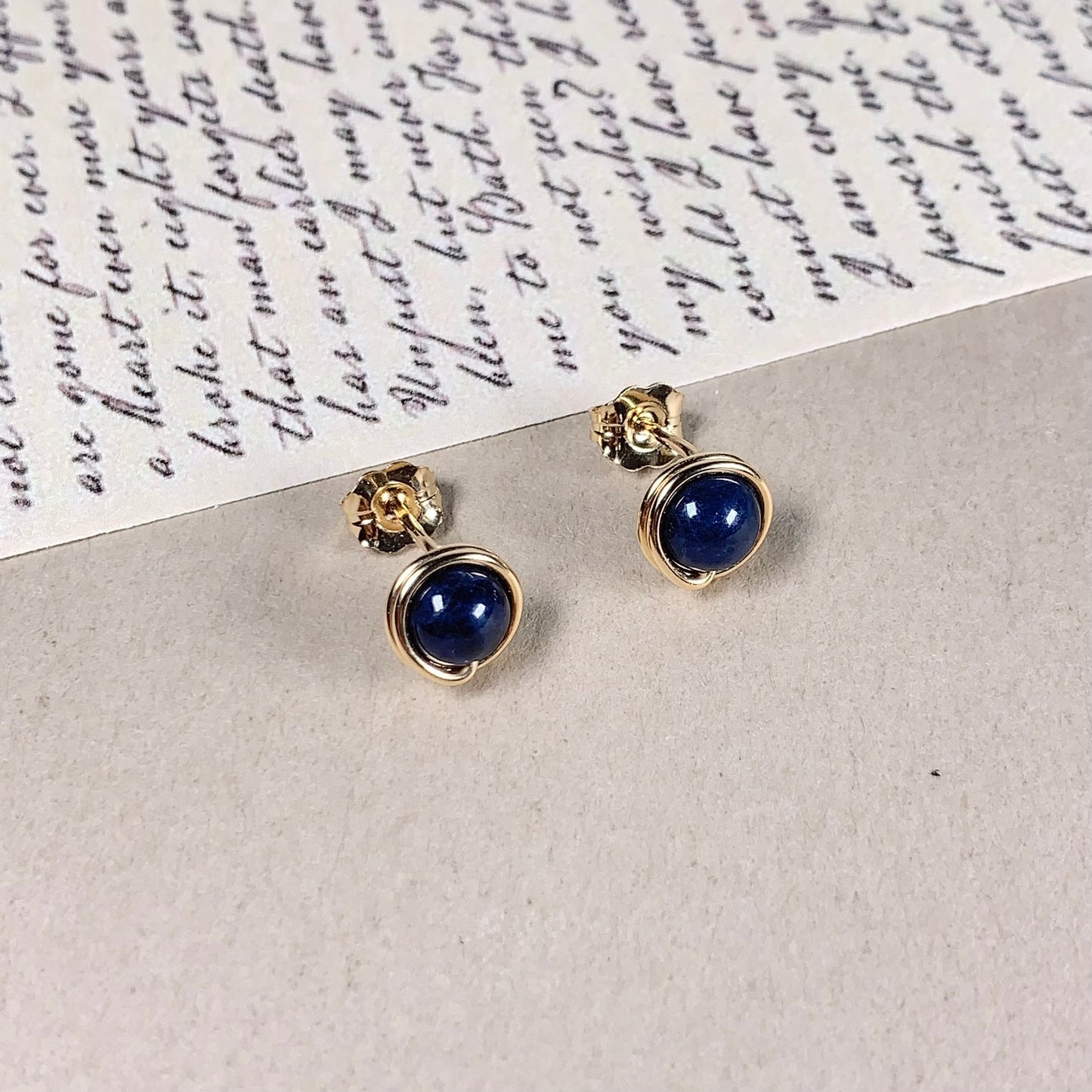 Sapphire Stud Earrings / September