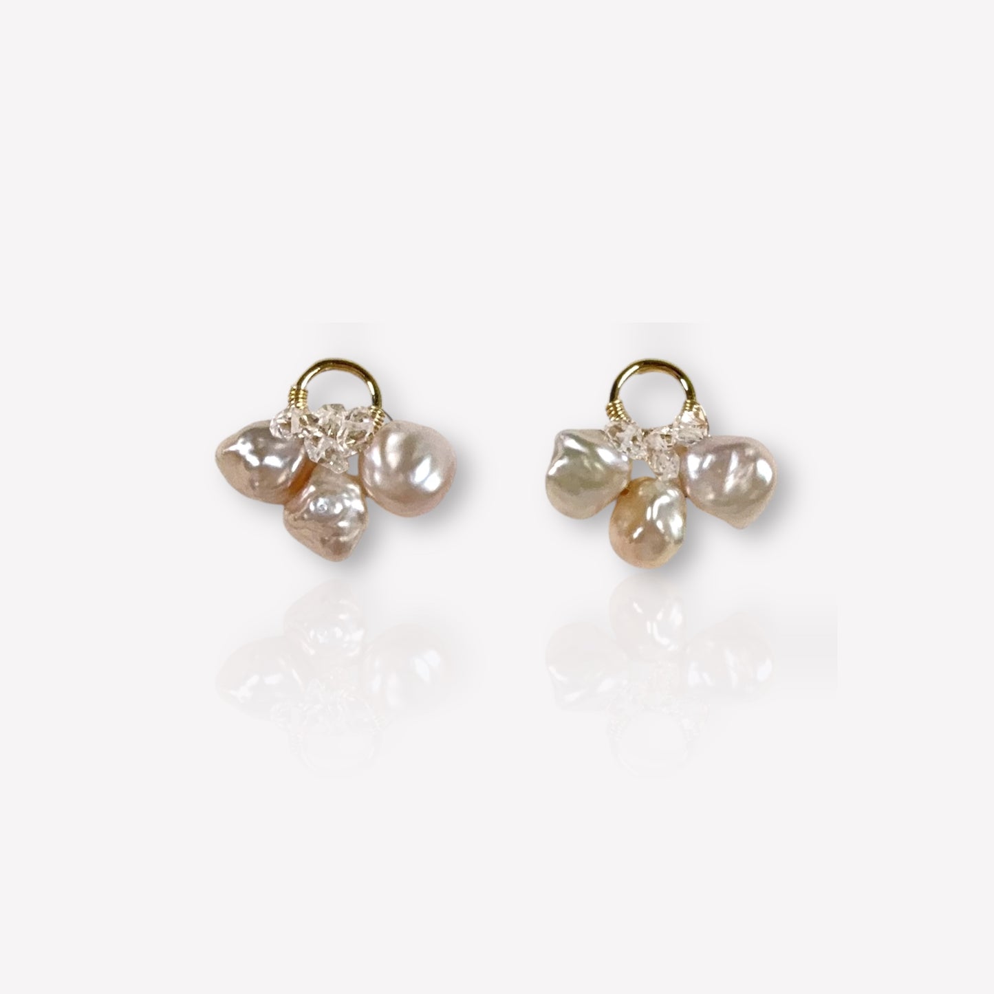 Three Petals Floral Stud Earrings