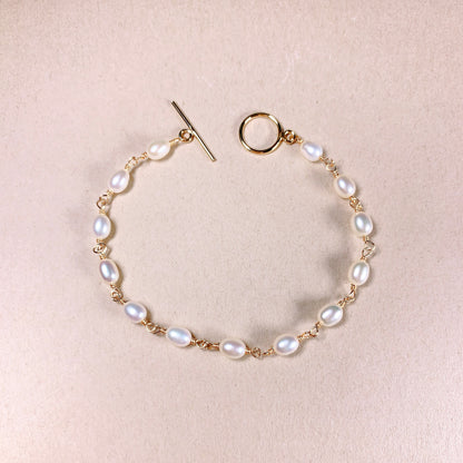 Drop Pearl Bracelet