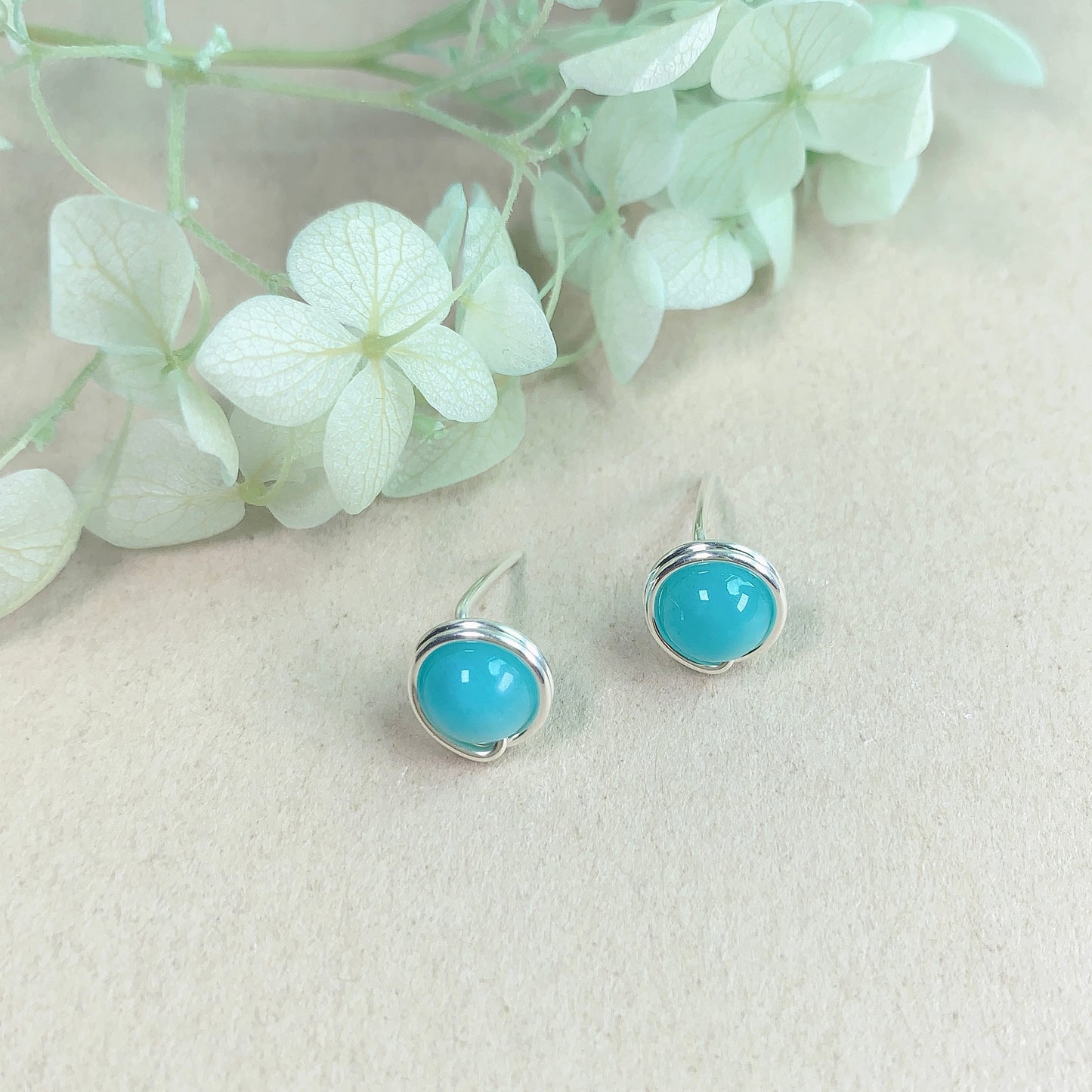 Amazonite Stud Earrings