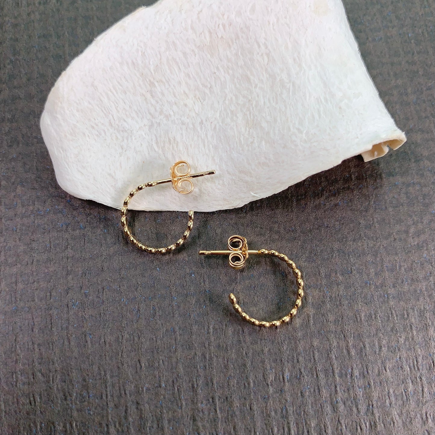 Beaded Hoop Earrings