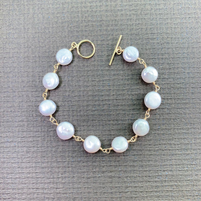 Coin Pearl Bracelet