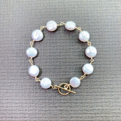 Coin Pearl Bracelet