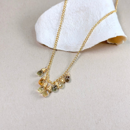 Zircon Mid Dangle Necklace