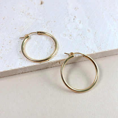 Circle Hoop Earrings