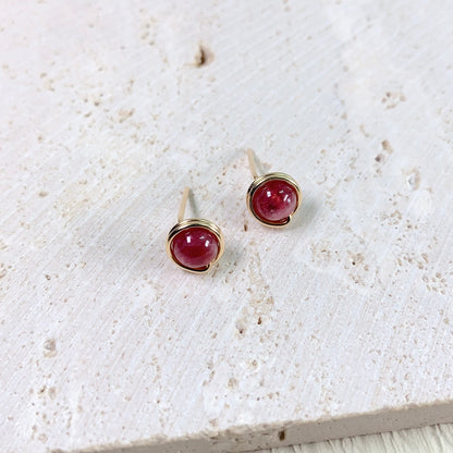 Tourmaline Stud Earrings / October