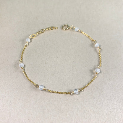 Moonstone by the yard Bracelet