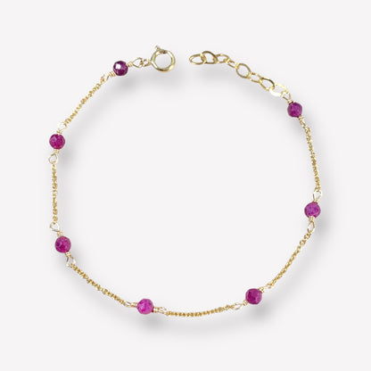 Ruby by the yard Bracelet