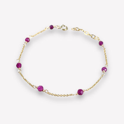 Ruby by the yard Bracelet