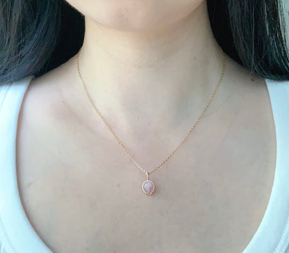 Kunzite Pendant Necklace