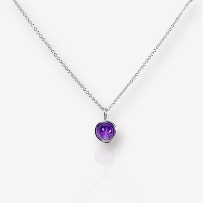 Amethyst Pendant Necklace / February